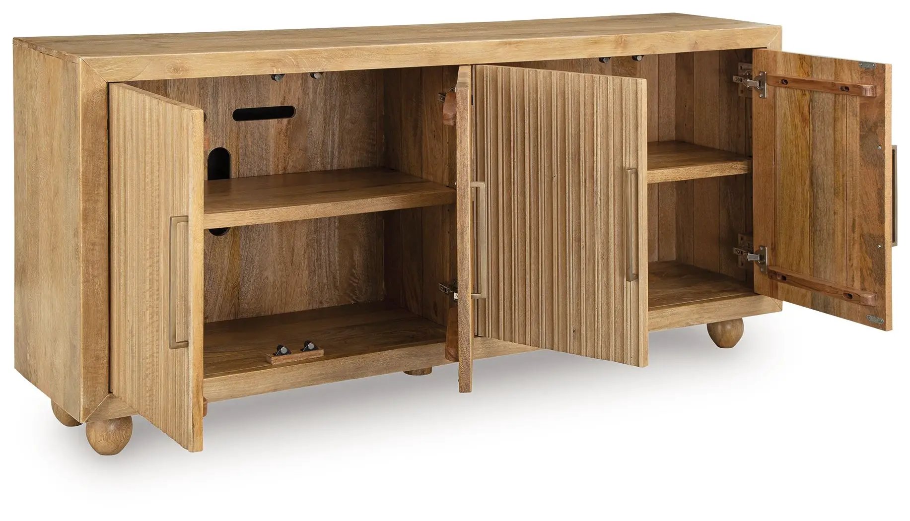 Niam - Accent Cabinet - Light Antique Beige by Unique Piece Furniture