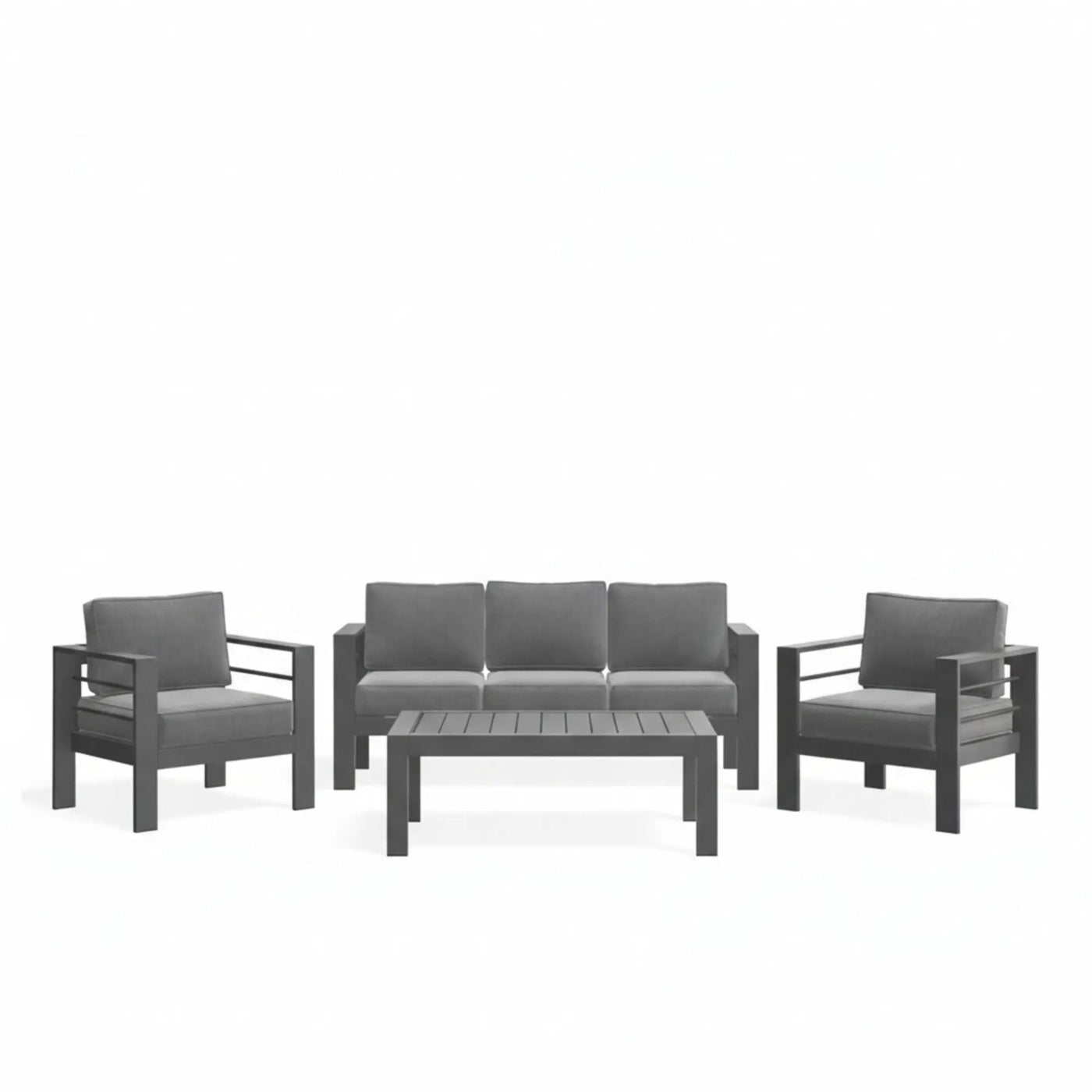 Outdoor Patio Set, All-Weather With Thick Cushions by HouseOfZazla