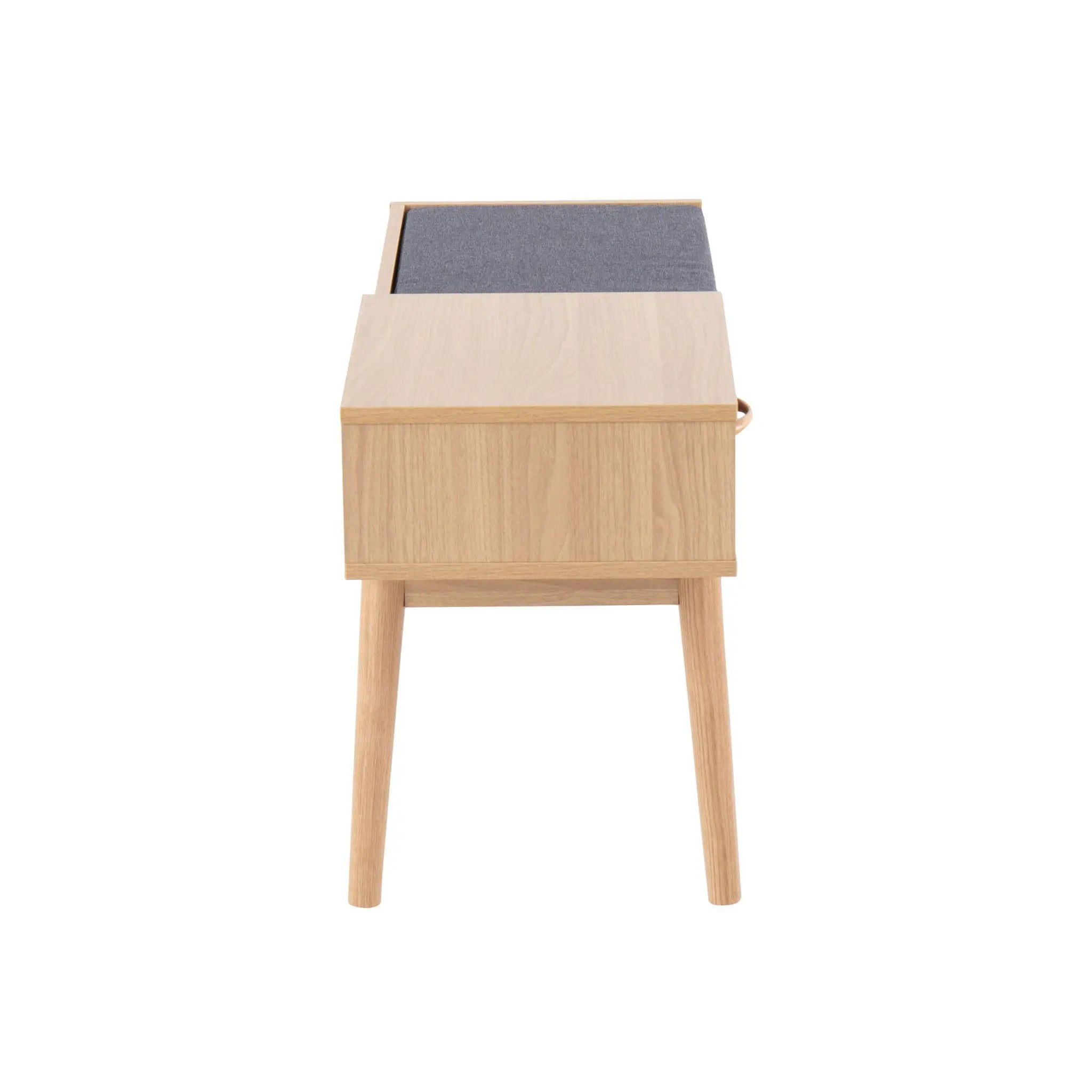 Telephone Contemporary Bench With Pull Out Drawer by Unique Piece Furniture