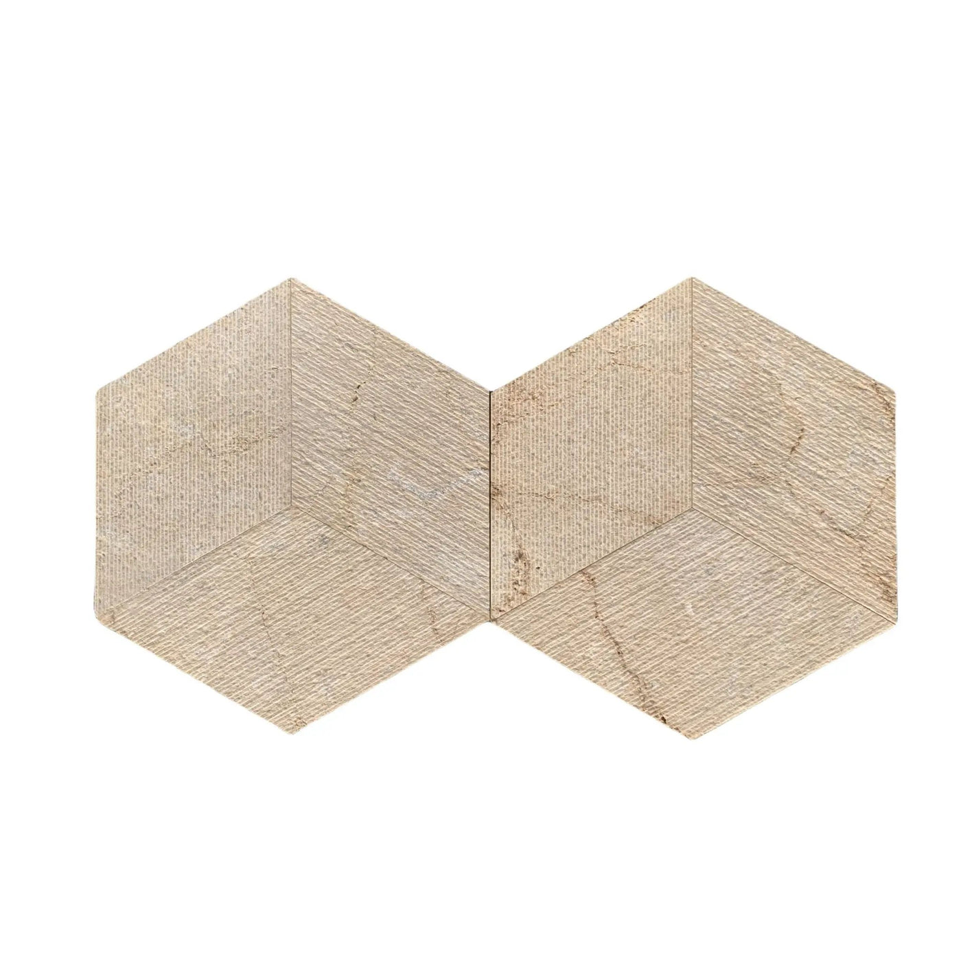 Hexagon Natural Marble Polished Tile For Wall And Floor (Set of 12) by HouseOfZazla