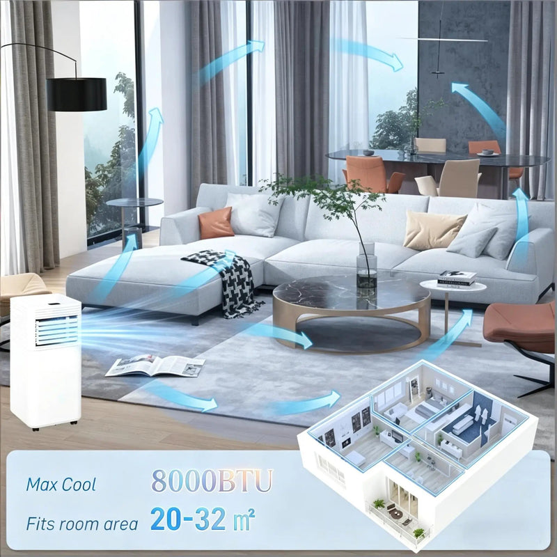 4-in-1 Versatile Mobile Air Conditioner by HouseOfZazla