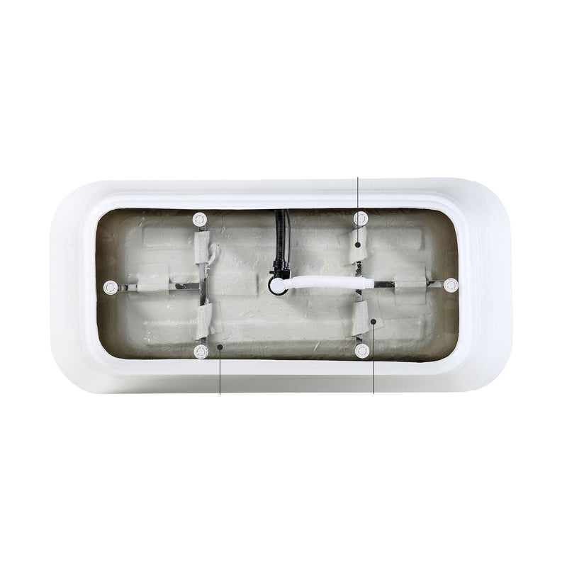 Elegant Oval Freestanding Bathtub, Overflow & Pop Up Drain by HouseOfZazla
