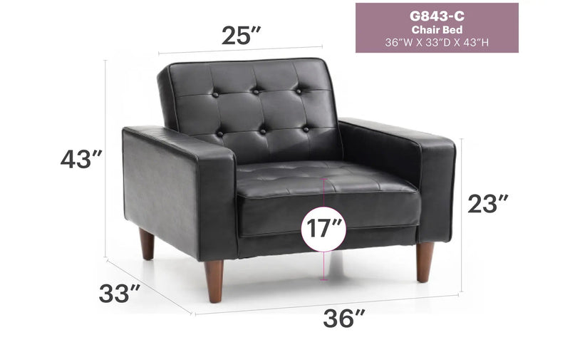 Andrews - Chair Bed by Unique Piece Furniture