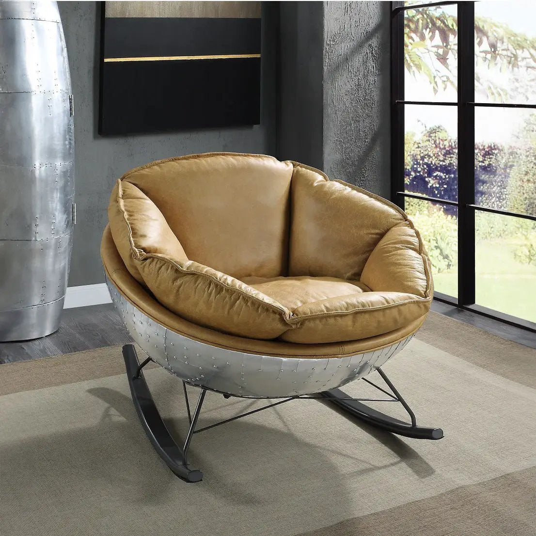 Pippin - Accent Chair - Morocco Top Grain Leather by Unique Piece Furniture