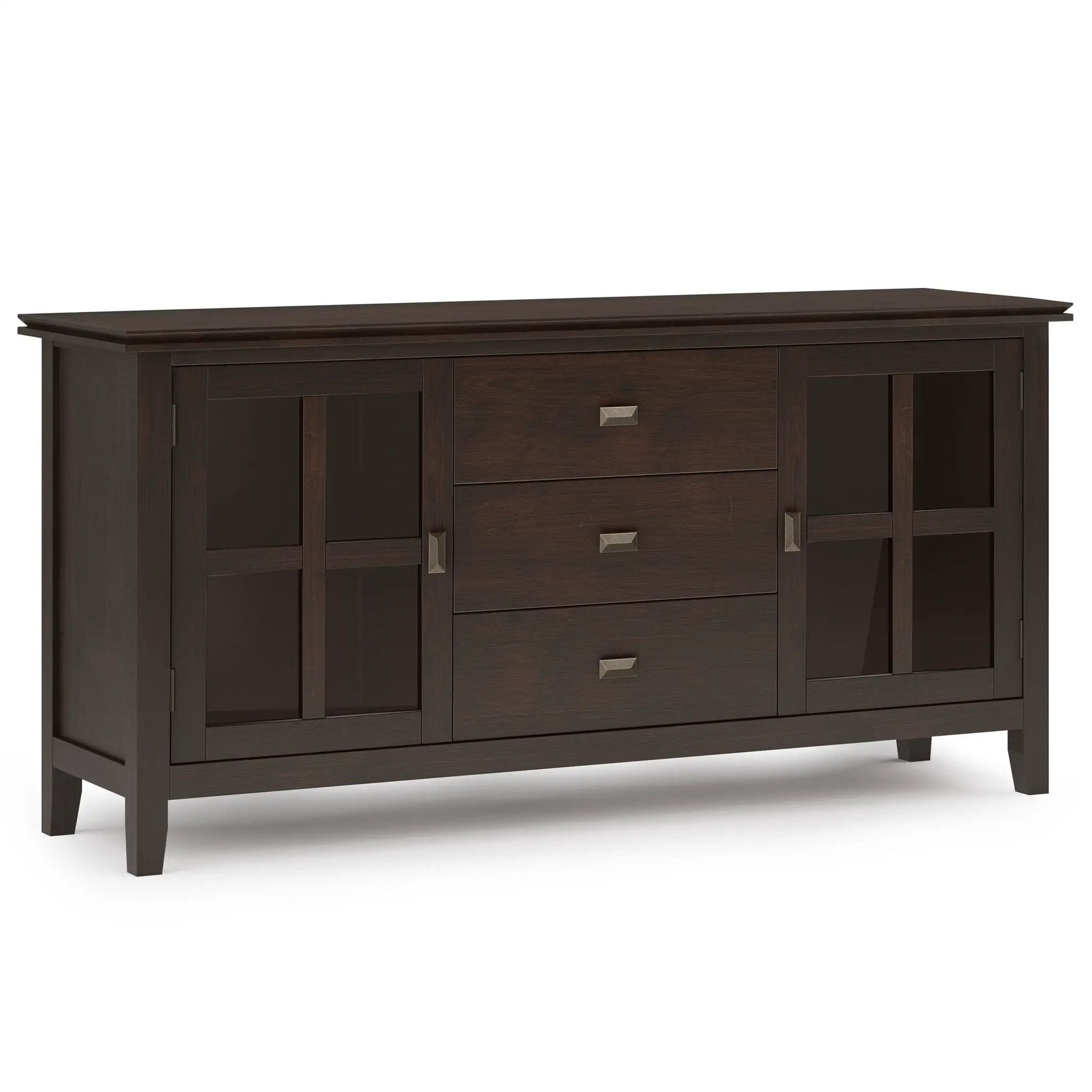 Artisan - Large Sideboard Buffet - Dark Chestnut Brown by HouseOfZazla