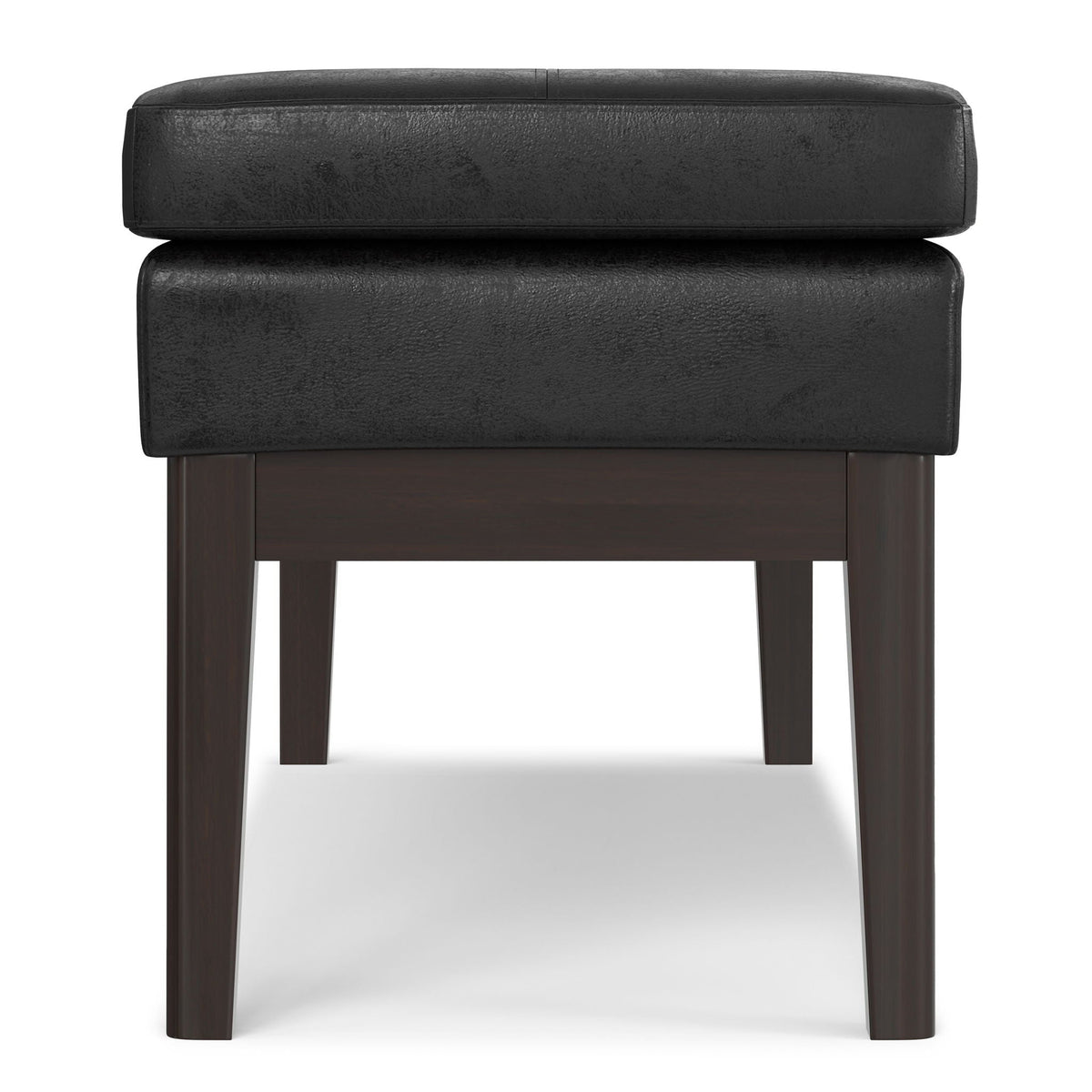 Mid-Century Ottoman Bench with Solid Wood Construction - Multiple Colors, photo 11 of 40