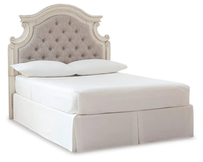 Realyn - Full UPH Panel Headboard - Chipped White by Unique Piece Furniture