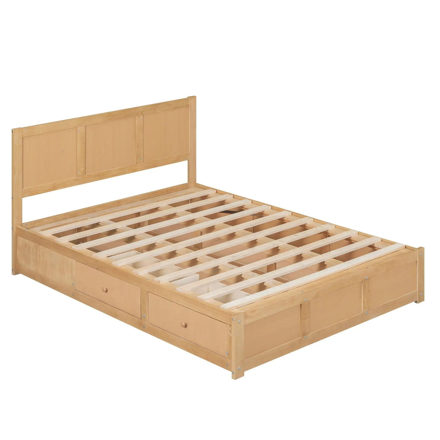 Platform Bed With Underneath Storage And 2 Drawers by HouseOfZazla