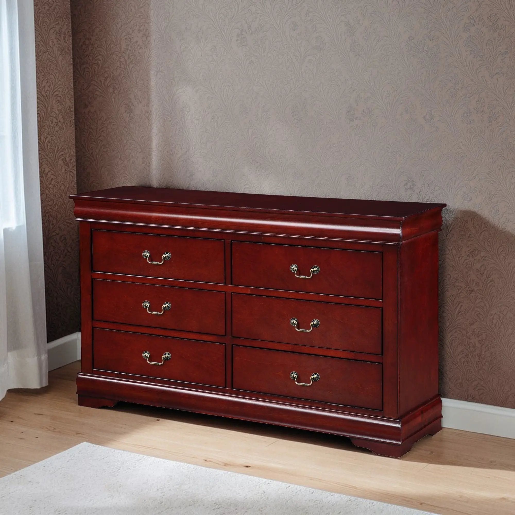Louis Philippe - Bedroom Dresser, Sleek Design by Unique Piece Furniture