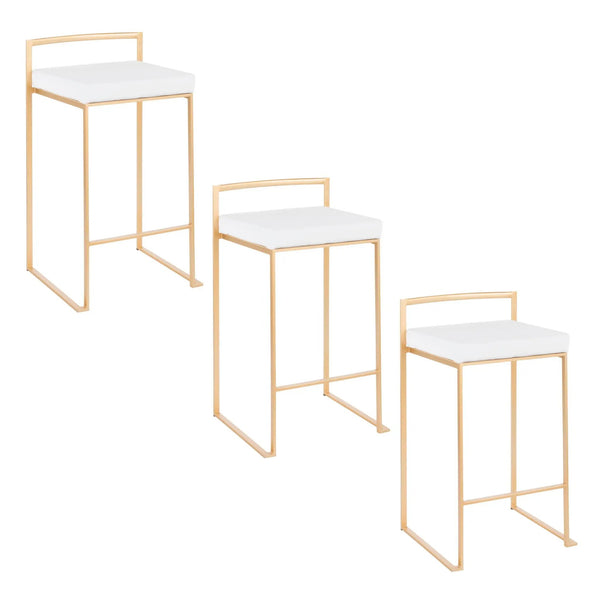 Fuji - Contemporary / Glam Design Counter Stool (Set of 2), photo 2 of 60