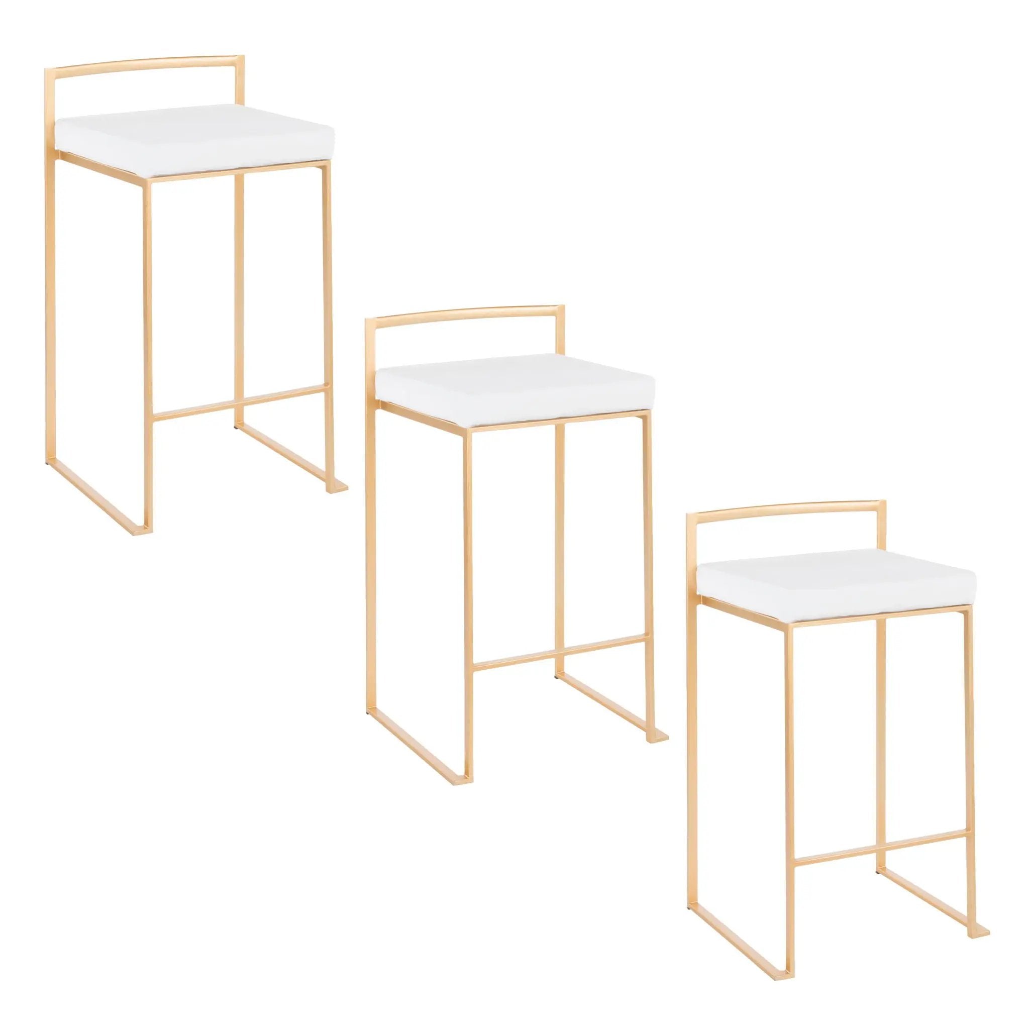 Fuji - Contemporary / Glam Design Counter Stool (Set of 2) by Unique Piece Furniture