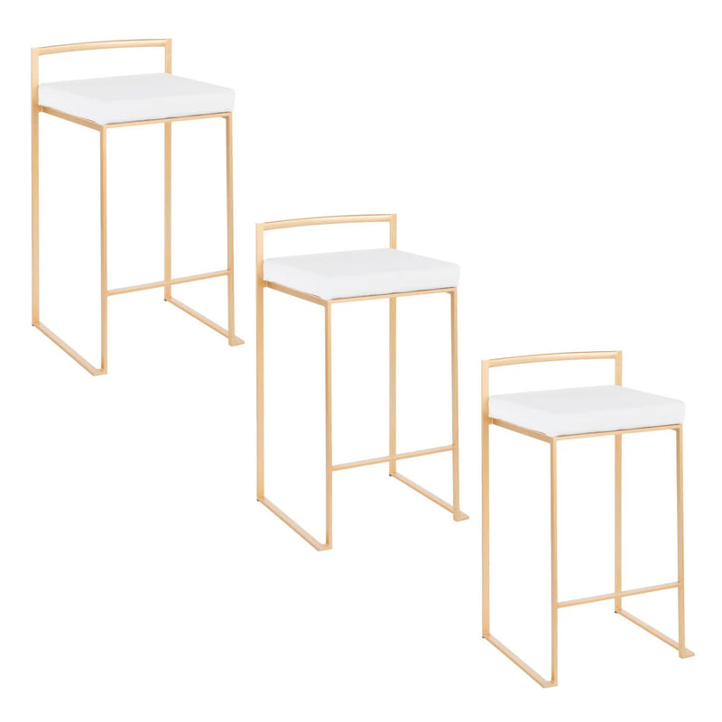Fuji - Contemporary / Glam Design Counter Stool (Set of 2) by Unique Piece Furniture