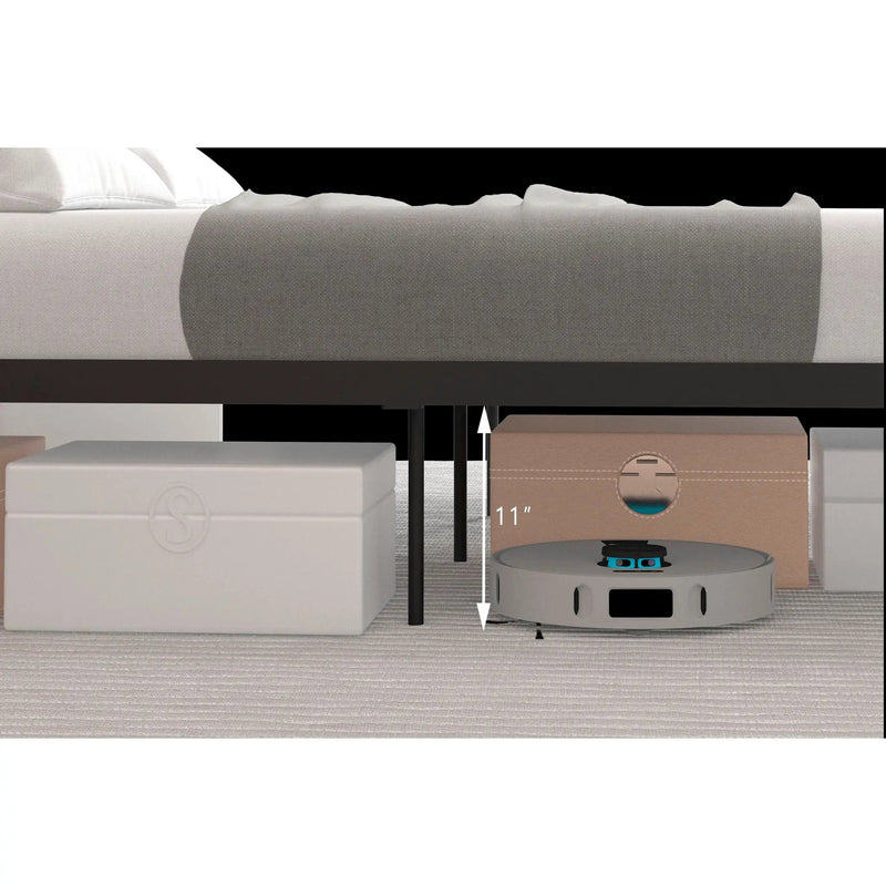 Ceres - Metal Bed With Wood Headboard & Footboard by HouseOfZazla