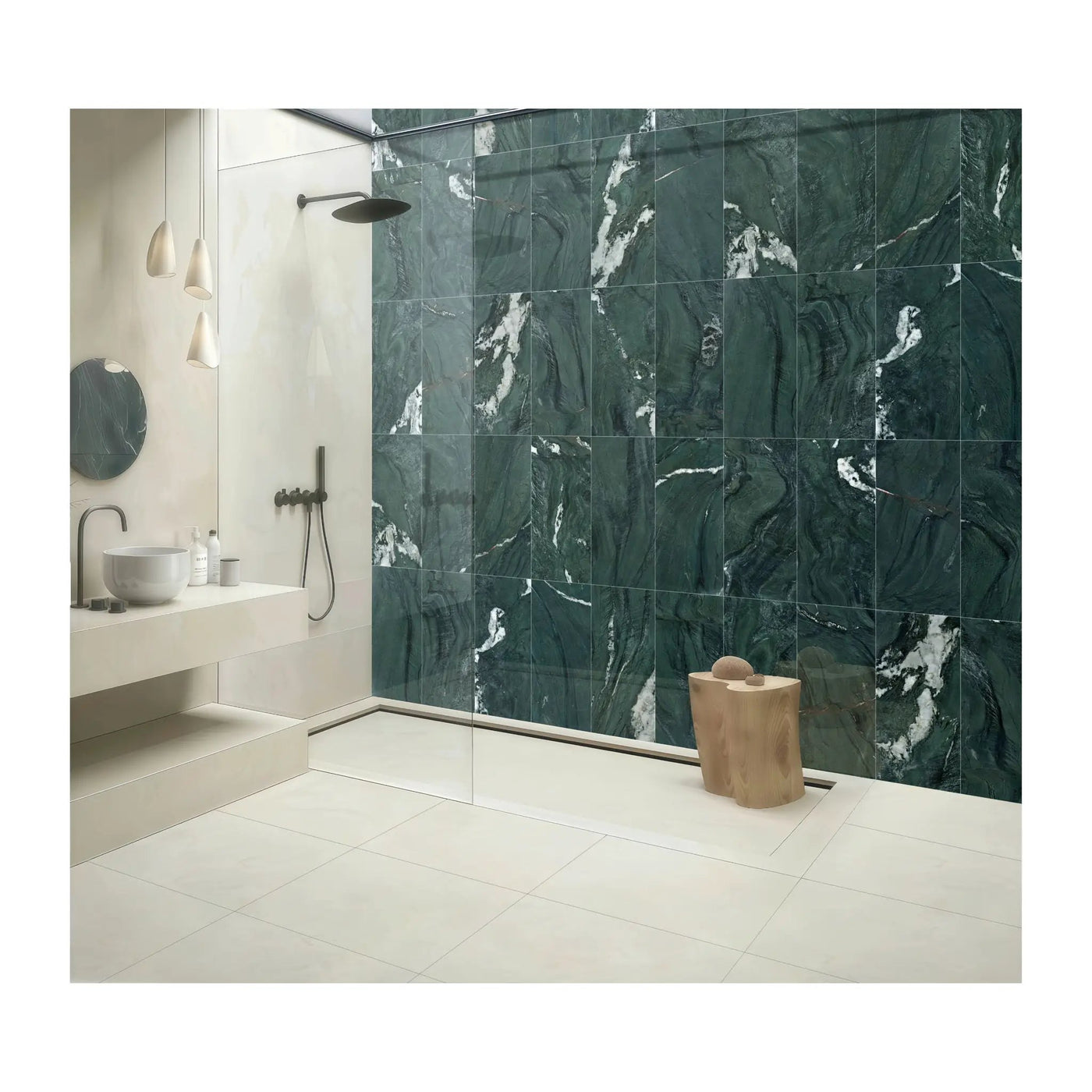 Natural Marble Polished Tile For Wall And Floor (Set of 4) by HouseOfZazla