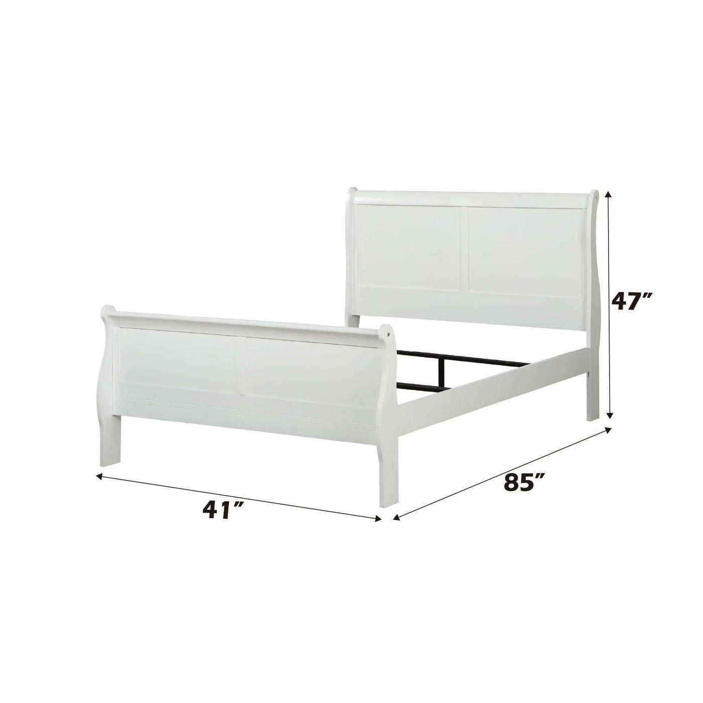 Louis Philippe - Sleigh Style Bed by Unique Piece Furniture