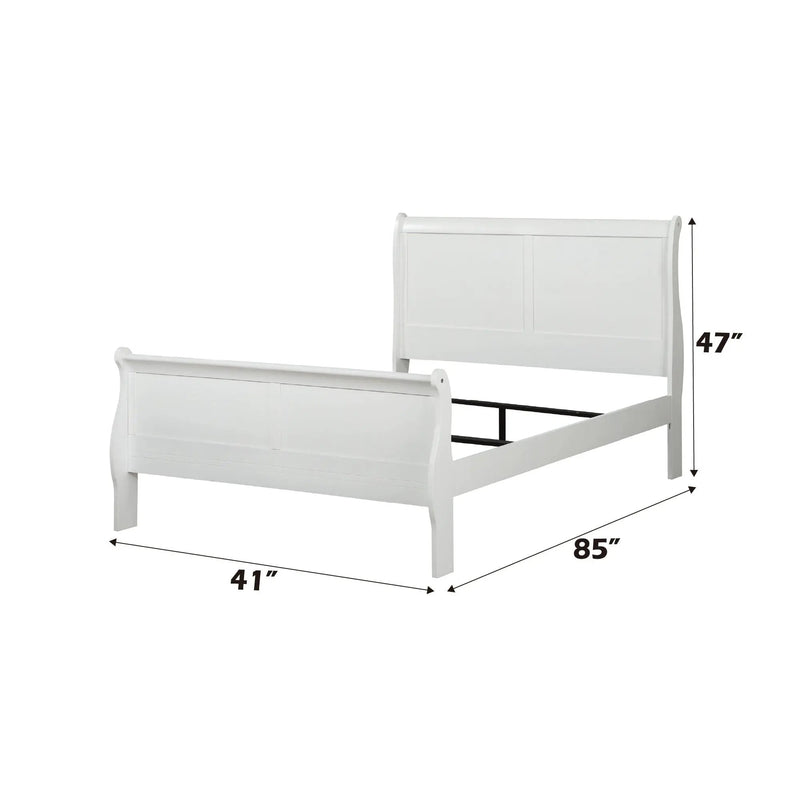 Louis Philippe - Sleigh Style Bed by Unique Piece Furniture