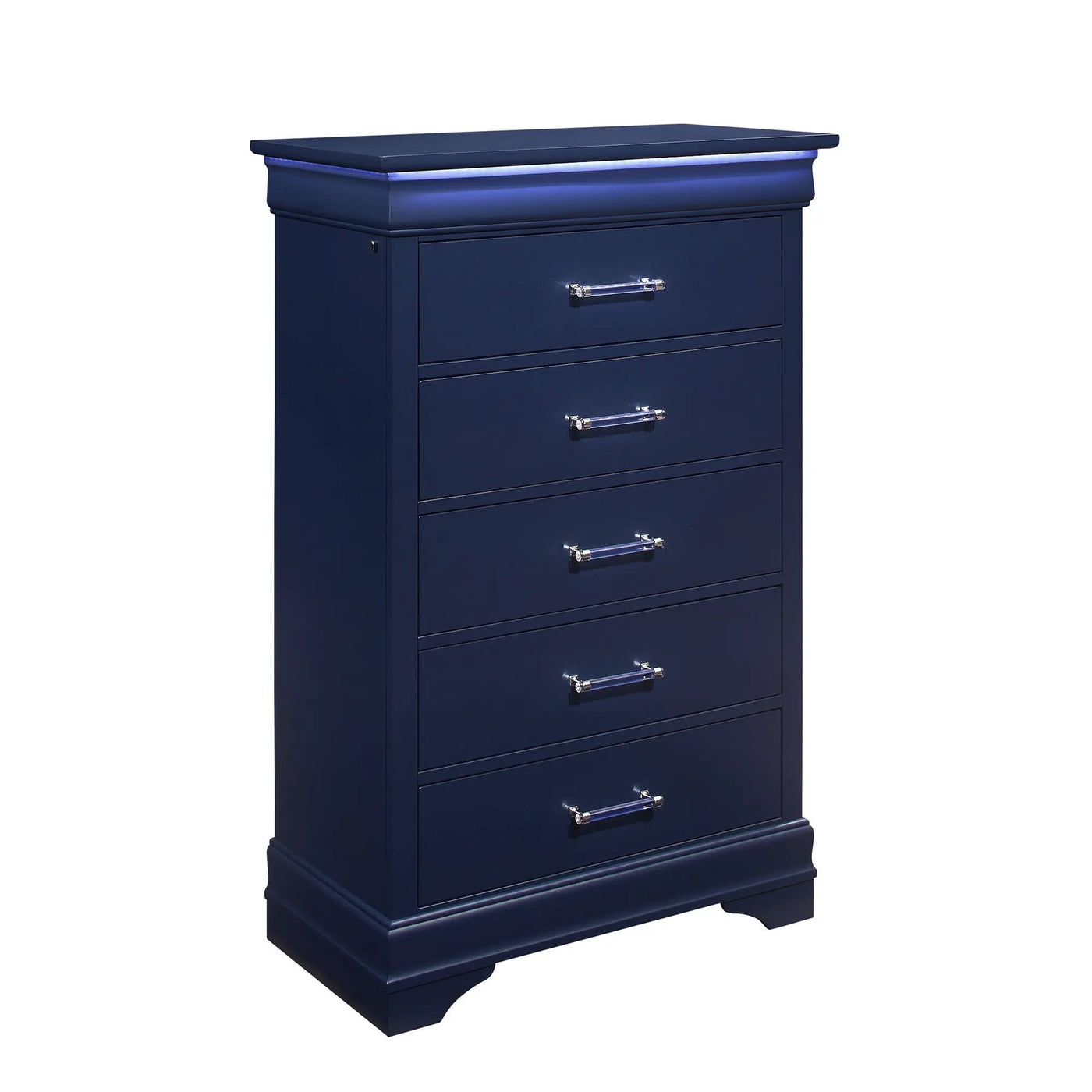 Charlston - 5 Piece Bedroom Set With LED Headboard by HouseOfZazla