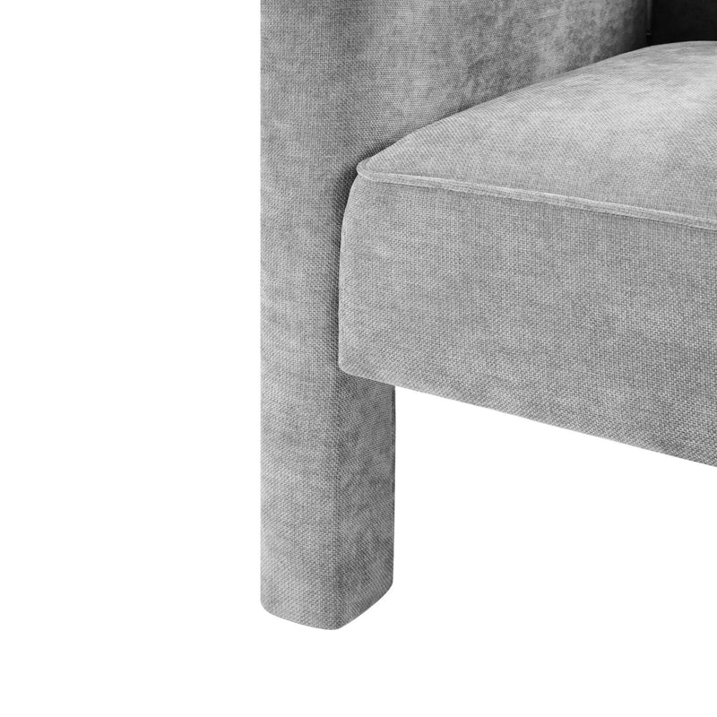 Barrel Accent Chair With Enclosed Arms by HouseOfZazla