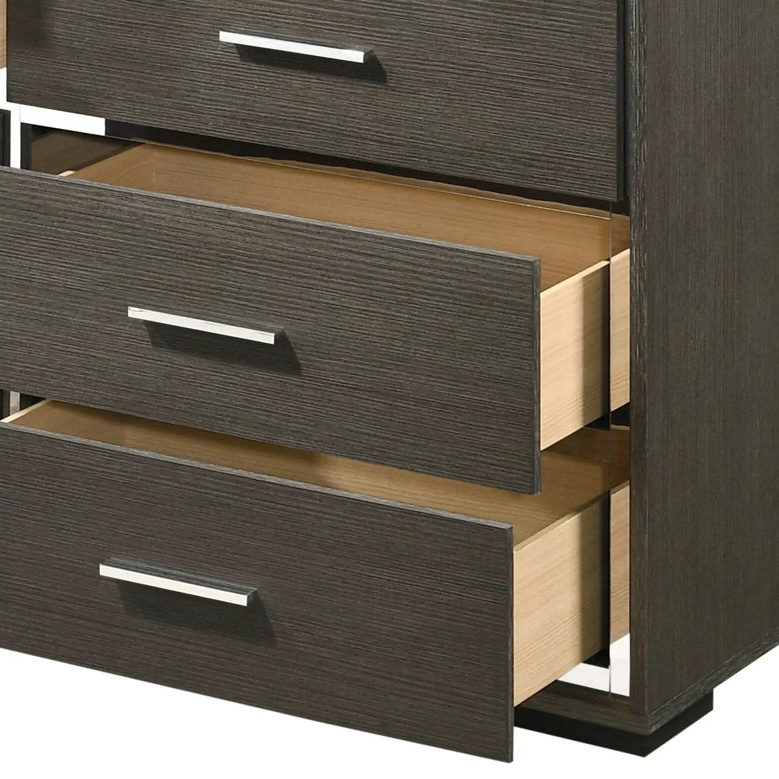 Escher - Dresser - Gray / Oak by HouseOfZazla