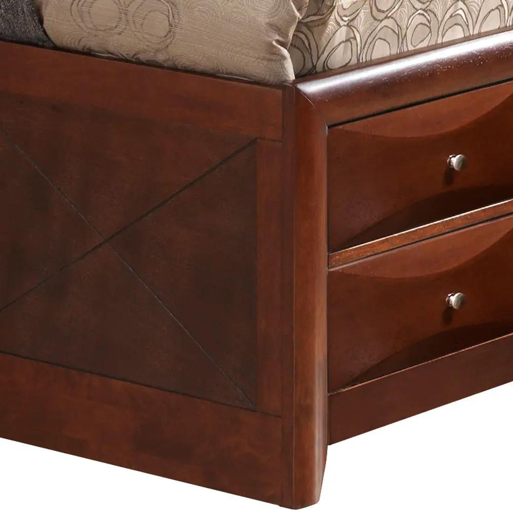 Modern Design Storage Bed With Bookcase Headboard by HouseOfZazla