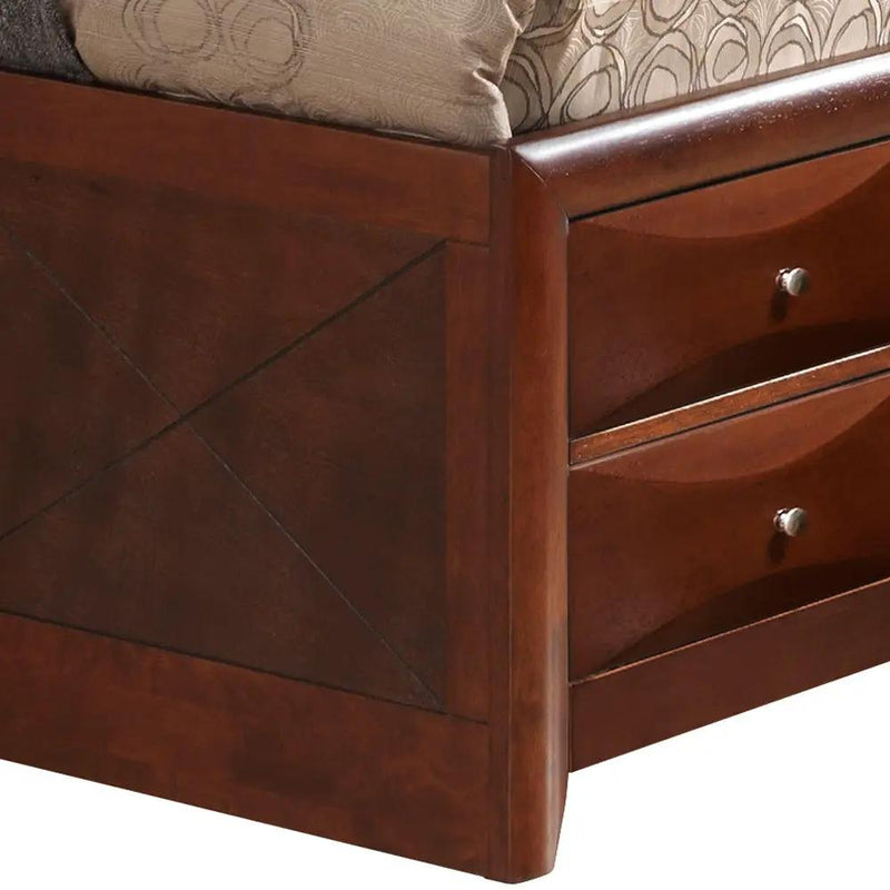 Modern Design Storage Bed With Bookcase Headboard by HouseOfZazla