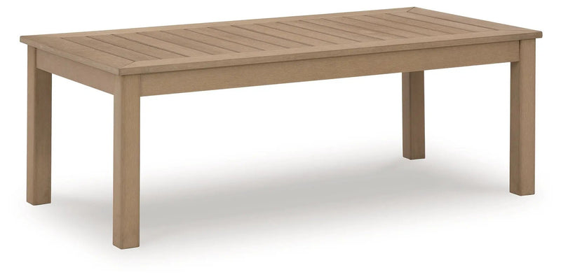 Hallow Creek - Rectangular Cocktail Table - Driftwood by Unique Piece Furniture
