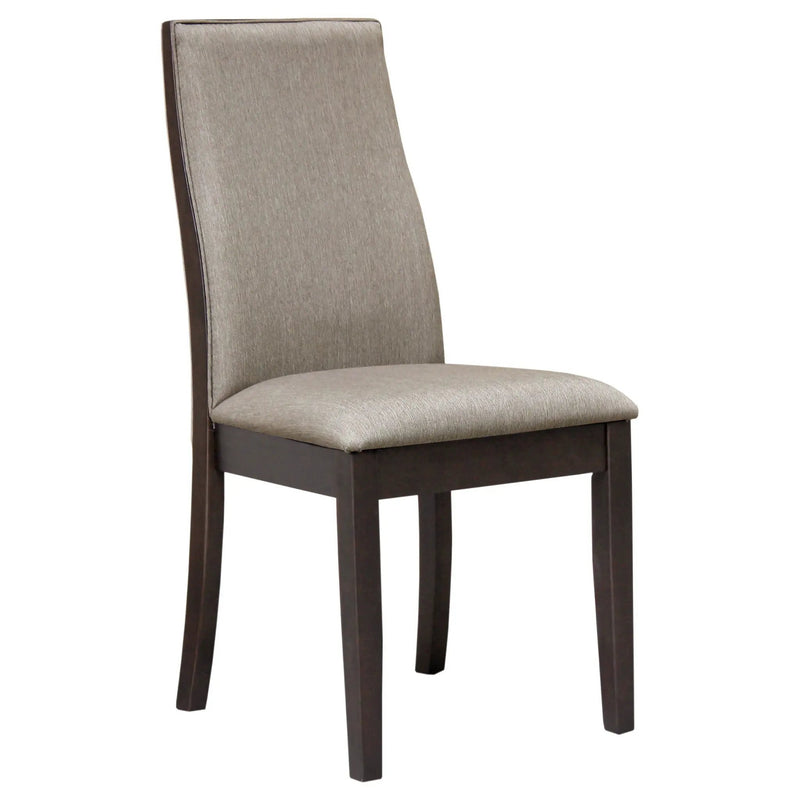 Spring Creek Upholstered Dining Chair Taupe (Set of 2) by Unique Piece Furniture