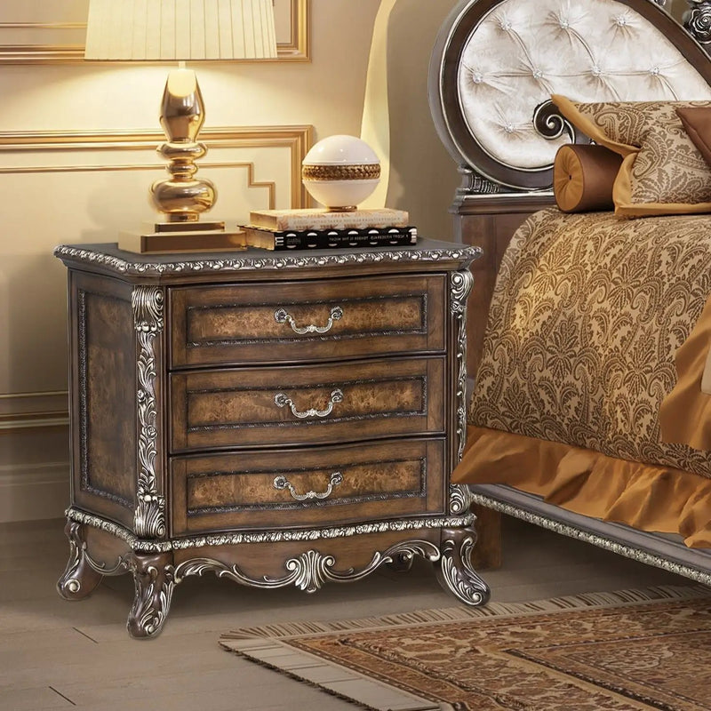 Devany - Nightstand - Cherry by Unique Piece Furniture