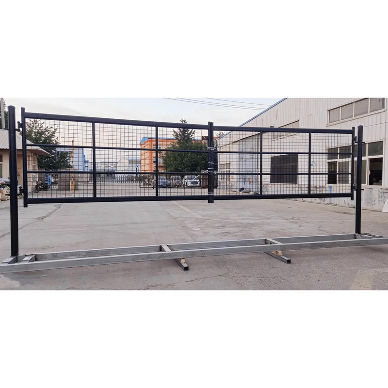 18 ft Farm Steel Grid Driveway Gate by Chery Industrial