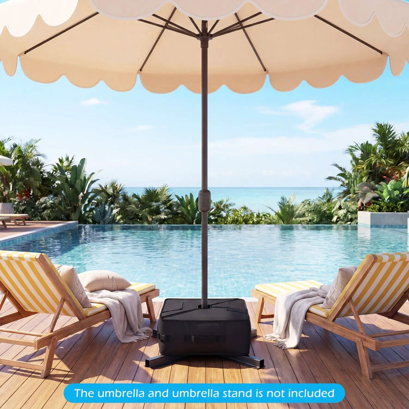 18.5" Square Umbrella Base Weight with Weatherproof Fabric by DirectDeals
