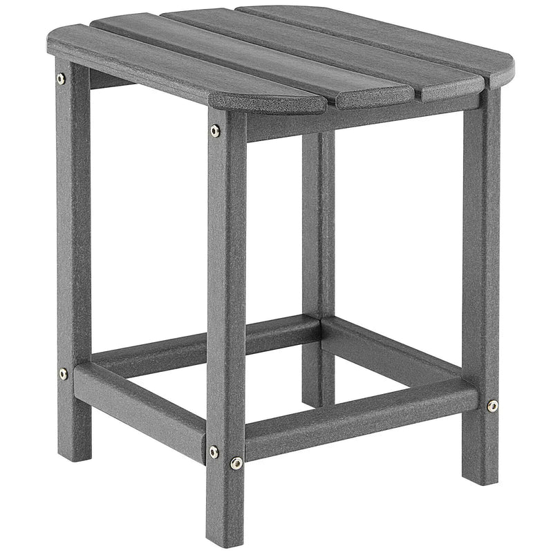 18 Inch Weather Resistant Side Table for Garden Yard Patio by DirectDeals