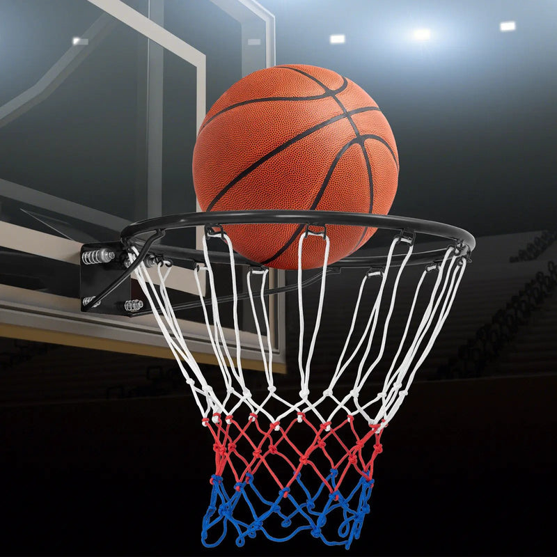 18 Inch Basketball Rim Goal Replacement with All Weather Net and Mounting Hardware by DirectDeals