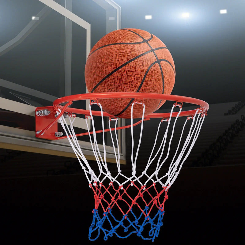 18 Inch Basketball Rim Goal Replacement with All Weather Net and Mounting Hardware by DirectDeals