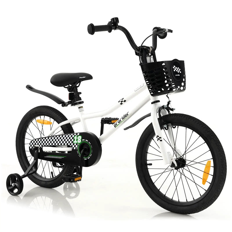18 Feet Kids Bike with Removable Training Wheels by DirectDeals