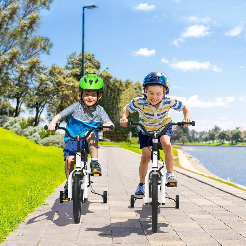 18 Feet Kids Bike with Removable Training Wheels by DirectDeals