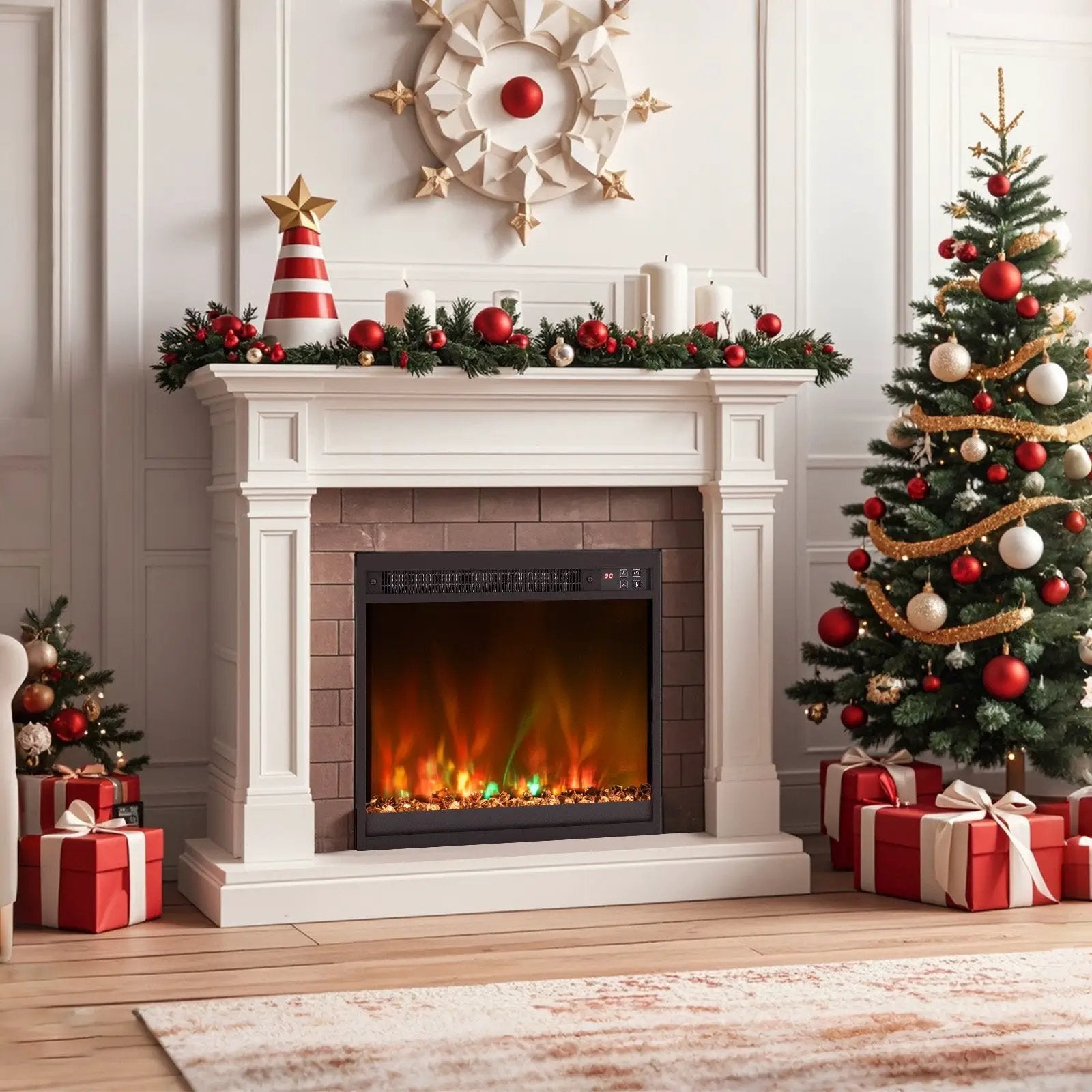18/23/26 Inch 1500W Electric Fireplace Insert with Remote Control by DirectDeals