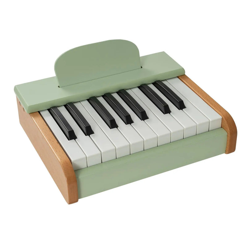 18-Key Wooden Piano for Kids with Music Stand by DirectDeals