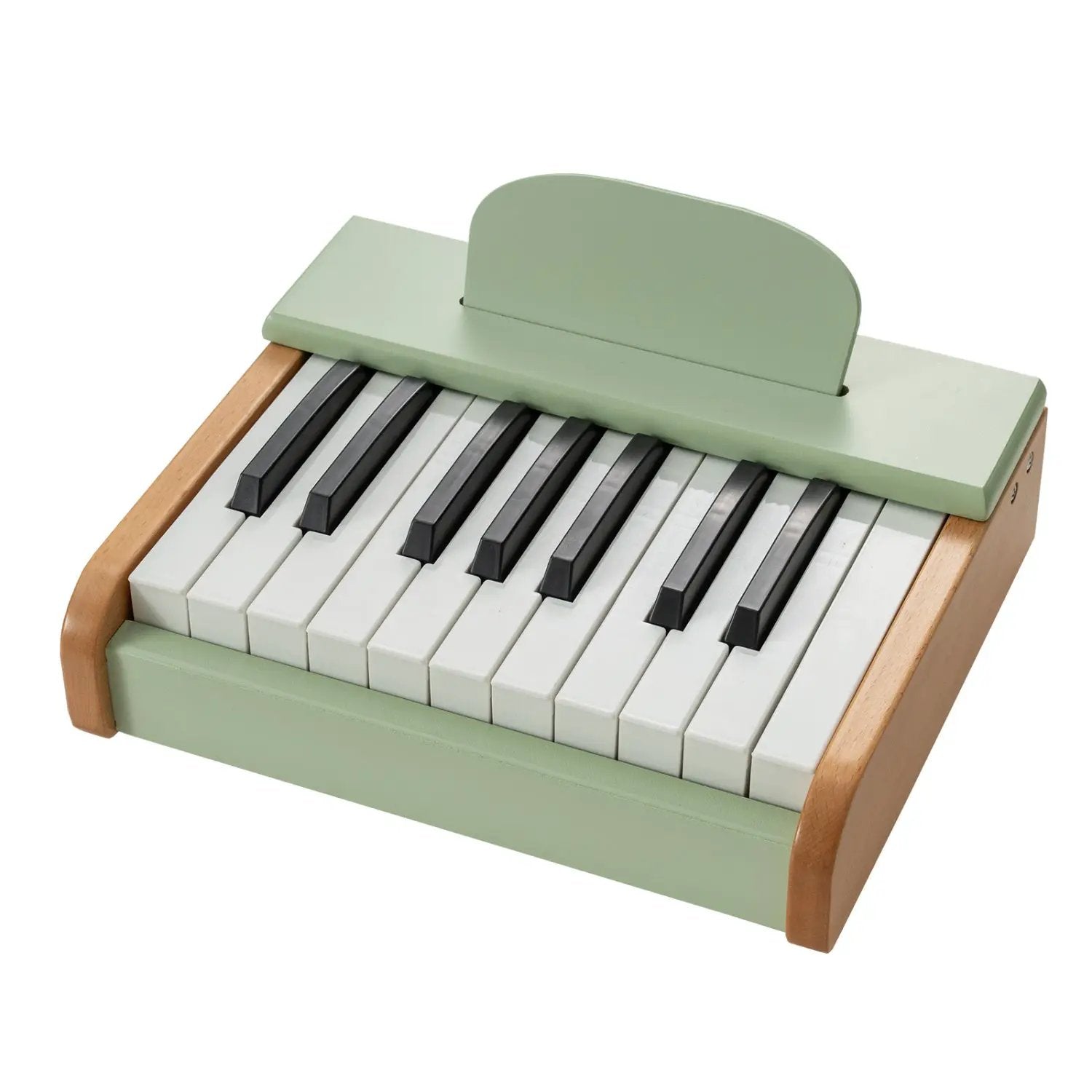 18-Key Wooden Piano for Kids with Music Stand by DirectDeals