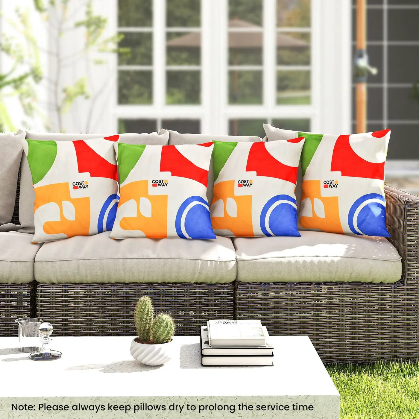 18 x 18 Inch Inches Square Throw Pillows with Removable and Washable Velvet Pillow Cases by DirectDeals
