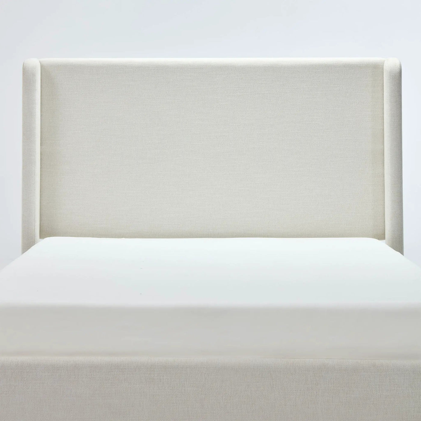 Carmen - Minimalist Upholstered Wingback Bed Frame With High Headboard by HouseOfZazla