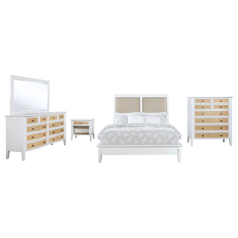 Bexhill 5-piece California King Bedroom Set White by Unique Piece Furniture