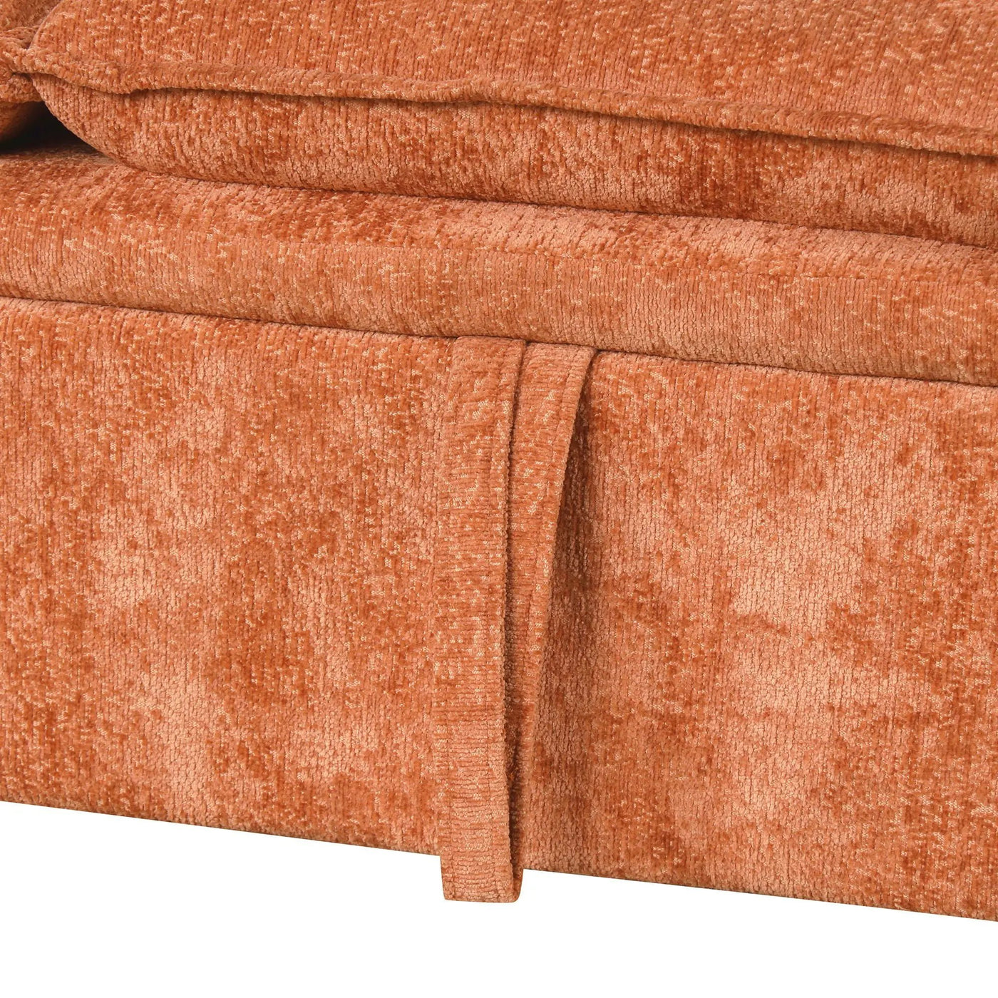Convertible Sofa Bed Sectional Sofa Sleeper L-Shaped Sofa With A Storage Ottoman, Two Pillows, Two Power Sockets And Two USB Ports For Living Room by HouseOfZazla