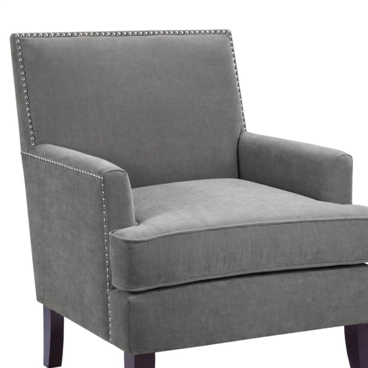 Colton - Track Arm Club Chair With Nailhead Trim by HouseOfZazla