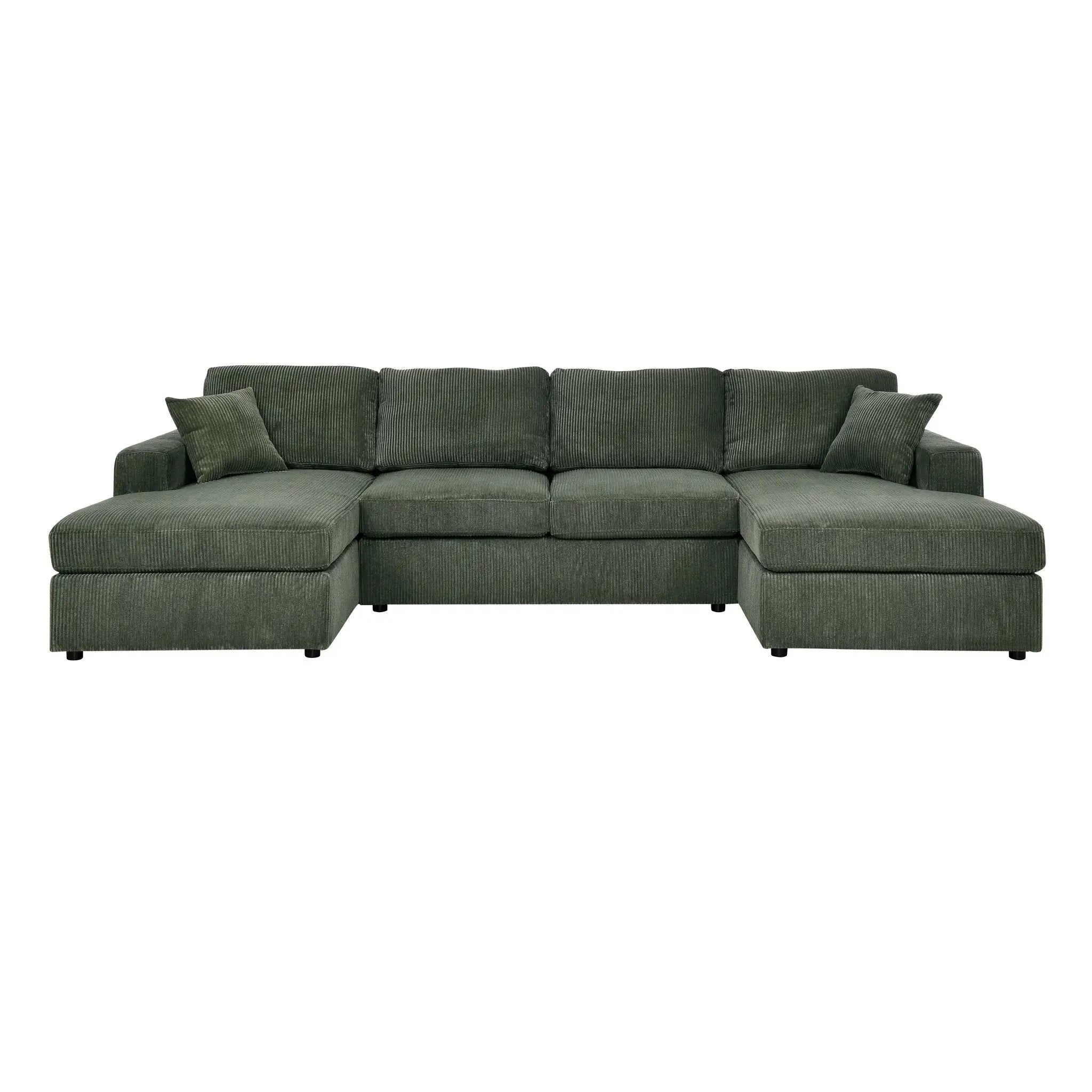 3 Piece Double Chaise Sectional Sofa by HouseOfZazla