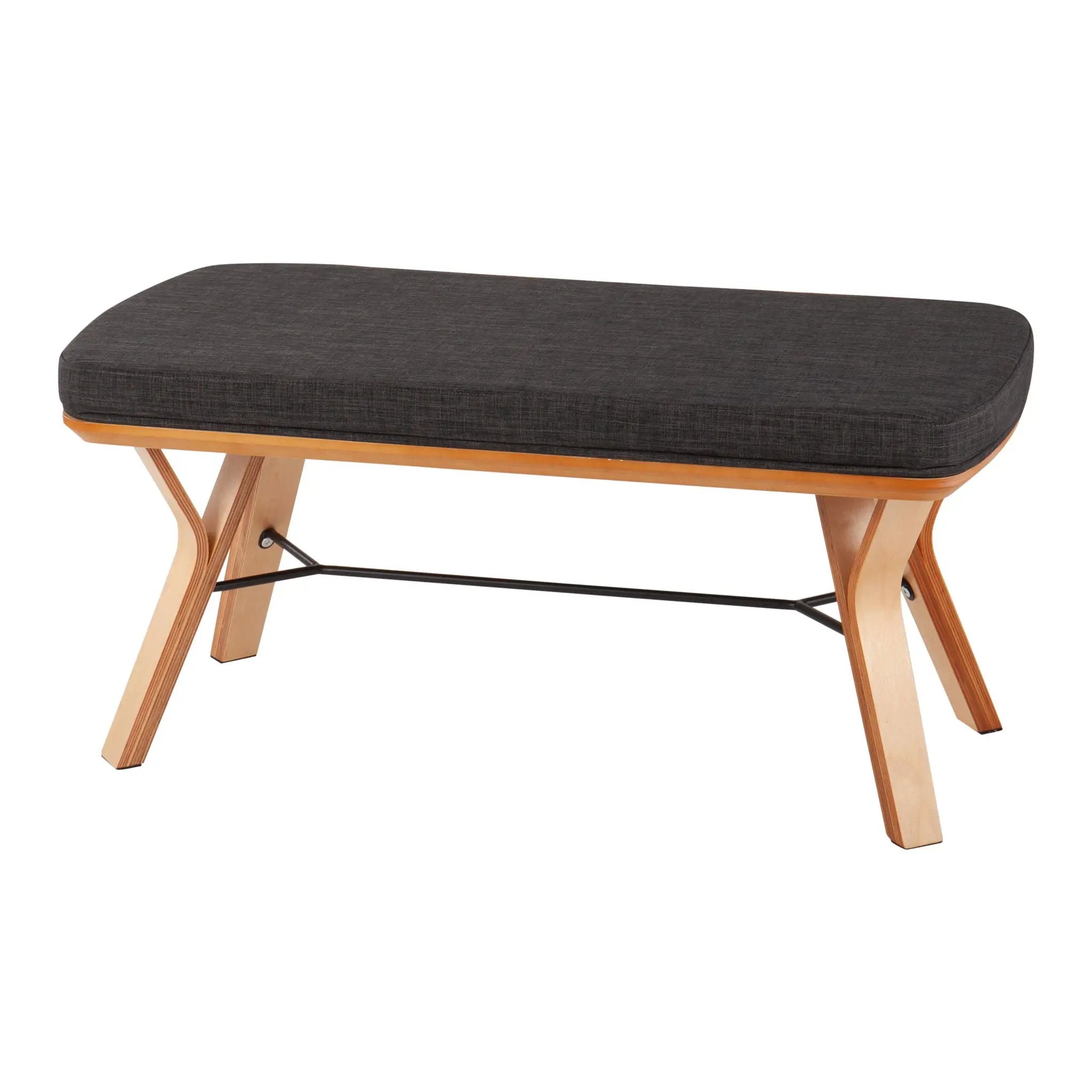Folia - Mid Century / Modern Bench by Unique Piece Furniture