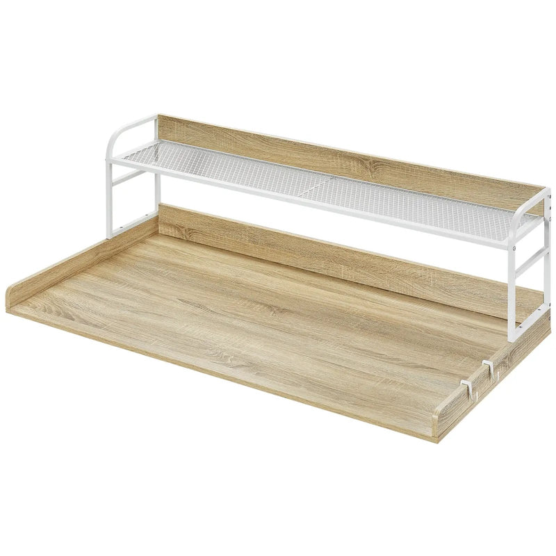 Washer Dryer Countertop with 2-Tier Shelf by HouseOfZazla