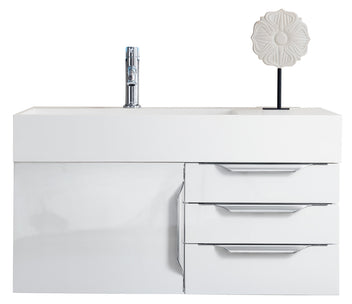 Glossy White · 36"