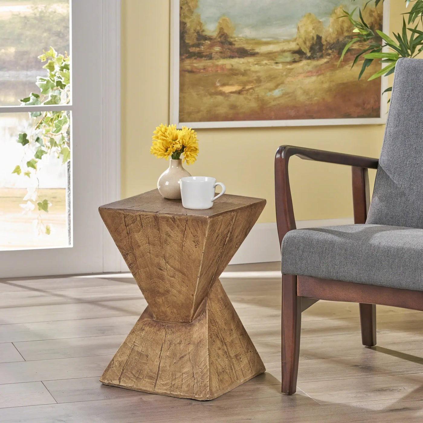 TESS Modern Side Table – Stylish End Table Compatible with Living Room, Bedroom, or Office by HouseOfZazla