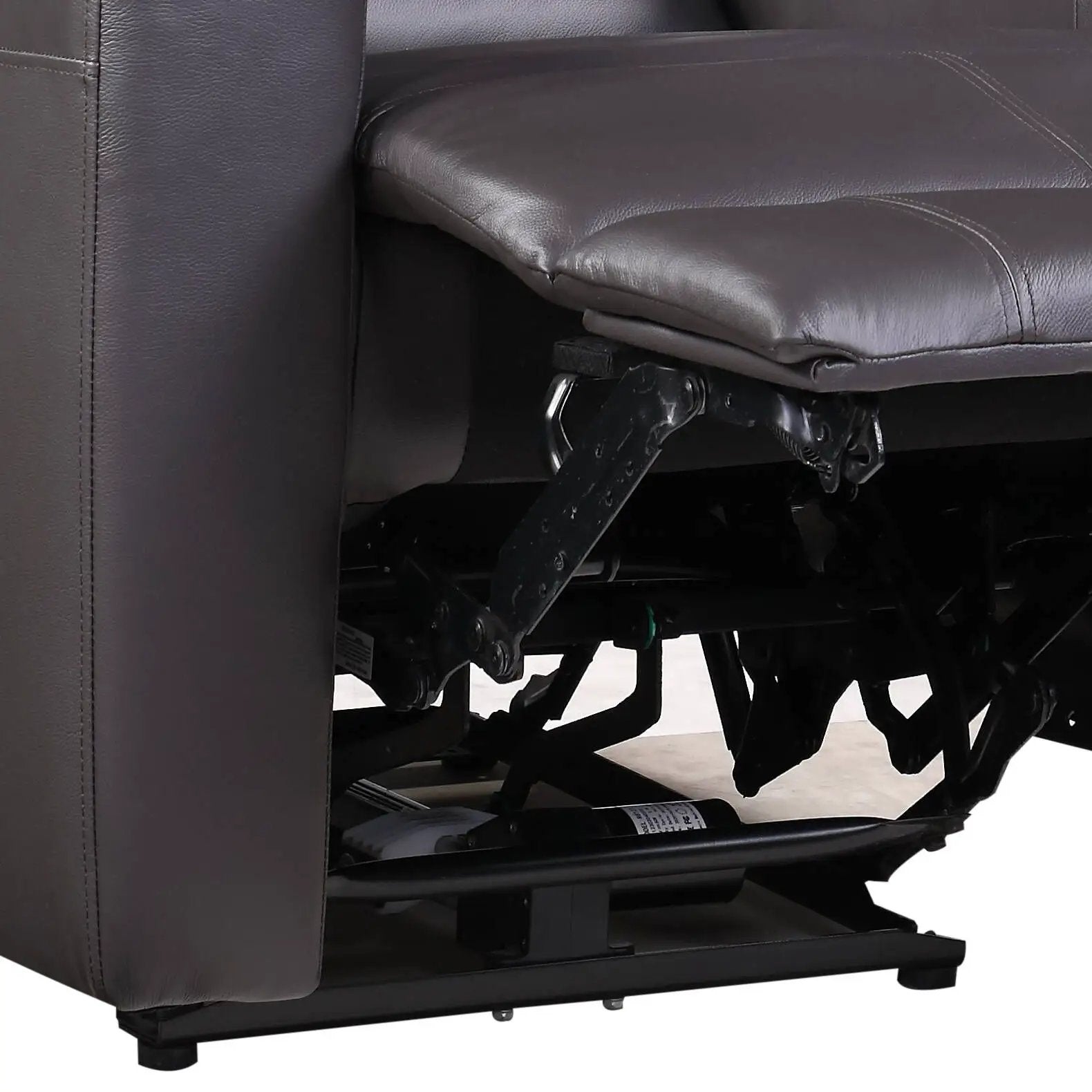 Blane - Top Grain Leather Match Power Motion Recliner - Brown by Unique Piece Furniture