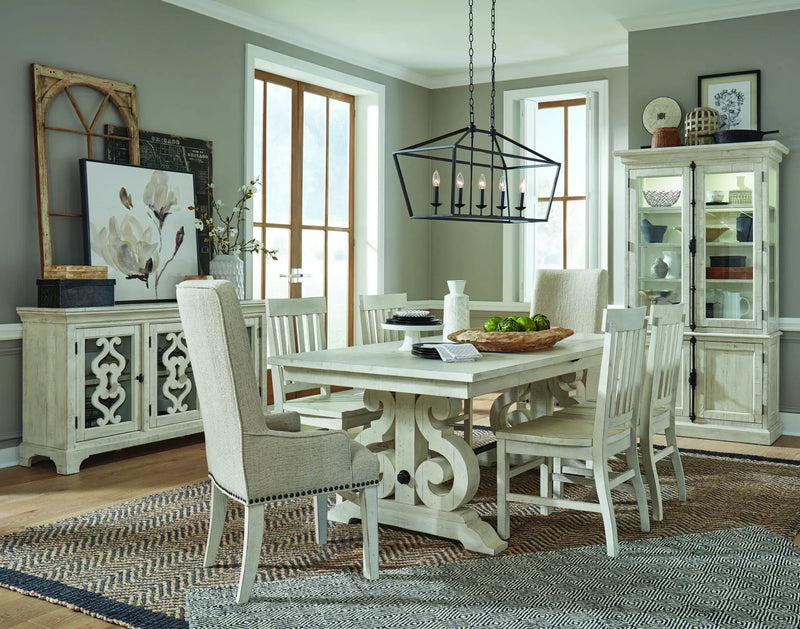 Bronwyn - Upholstered Host Side Chair (Set of 2) - Alabaster by Unique Piece Furniture